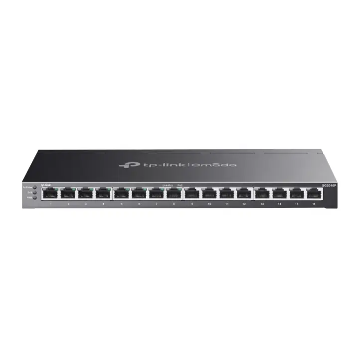 Omada SG2016P switch Gestionado L2/L2+ Gigabit Ethernet (10/100/1000) Energía sobre Ethernet (PoE) Negro