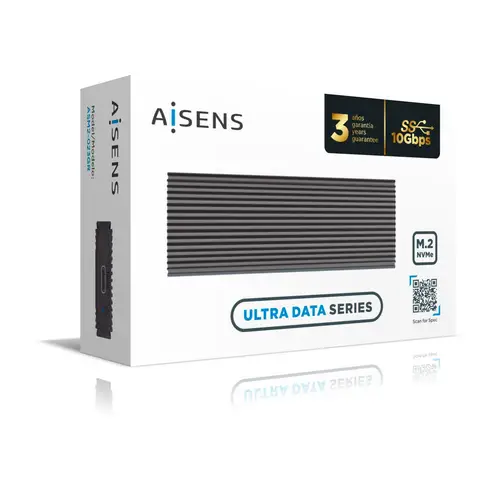 Caja Externa M.2 (NGFF) ASM2-023GR NVMe A USB3.2 Gen2, Gris - Imagen 5