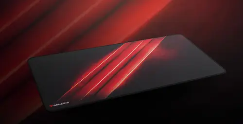 Carbon 500 Maxi Flash G2 Alfombrilla de ratón para juegos Negro, Rojo - Imagen 3