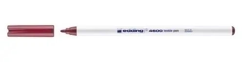 ROTUL.EDDING 4600 TELA FINO CARMIN