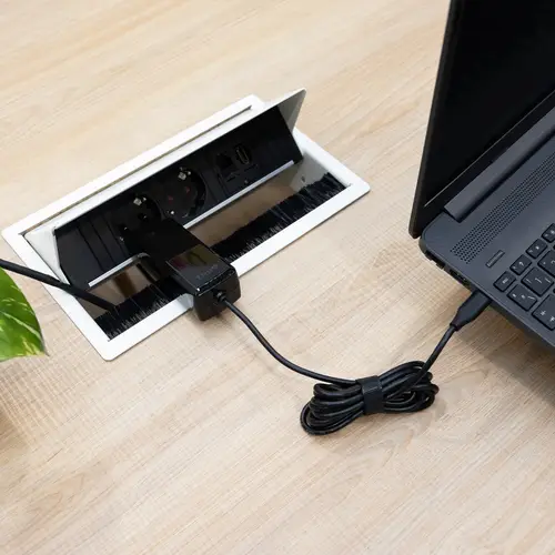 Cargador de portátil GAN USB-C PD 90W, Negro - Imagen 4