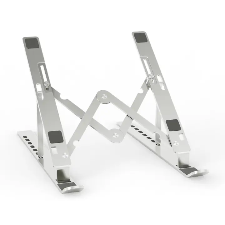 Soporte de Sobremesa Ajustable para Portatil / Tablet, Plata