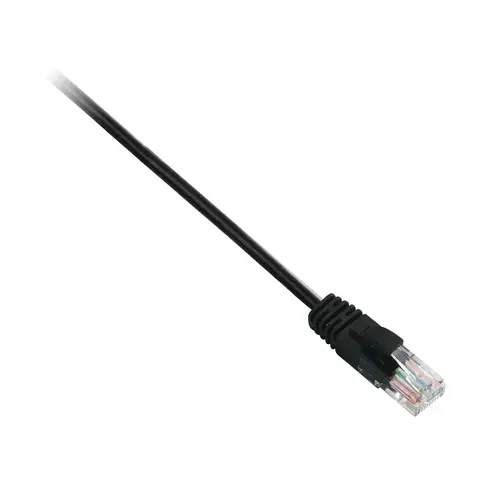 Cable negro Cat6 no blindado (UTP) con conector RJ45 macho a RJ45 macho 3m 10ft - Imagen 1