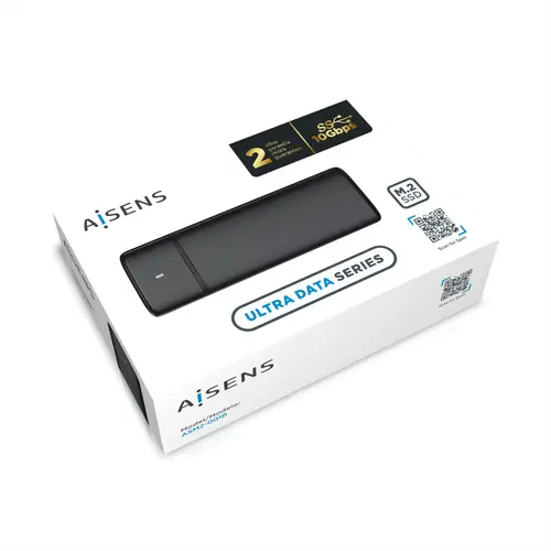 Caja Externa M.2 (NGFF) ASM2-001B SATA/NVME a USB3.1/USB3.2 Gen2, Negra - Imagen 6