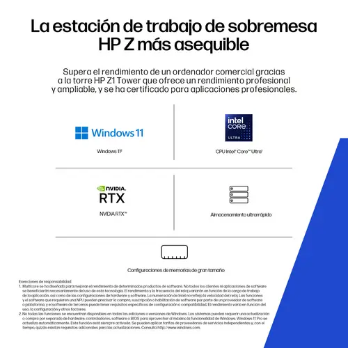 1Z Tower G1i Wolf Pro Security Edition Intel Core Ultra 9 285 1 TB SSD NVIDIA GeForce RTX 5060 Ti Windows 11 Pro Torre Puesto de trabajo AI PC, AI Workstation Negro - Imagen 3