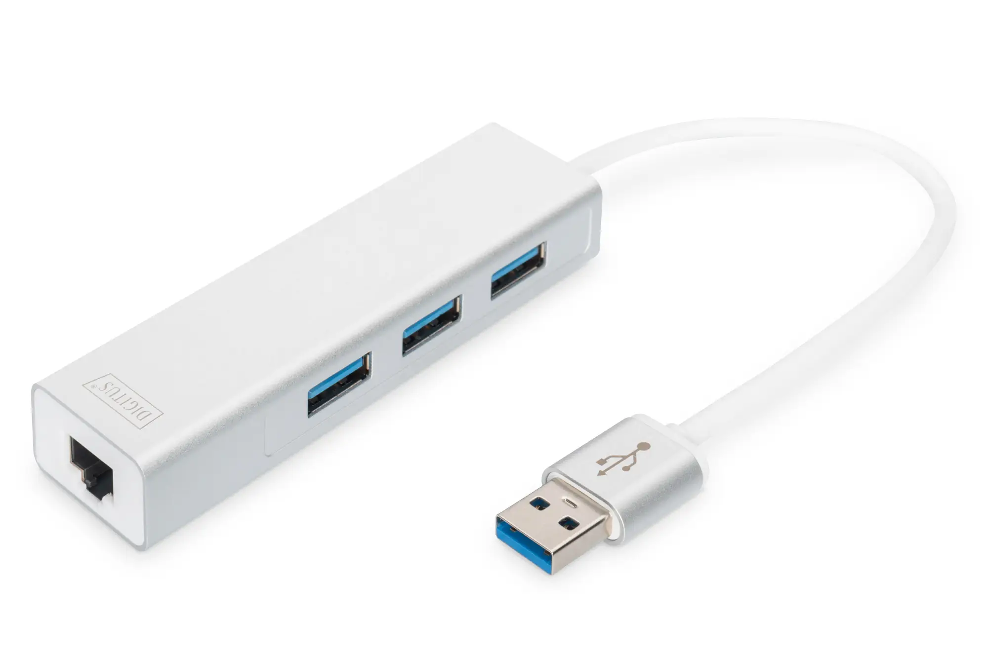 Adaptador LAN Gigabit y concentrador USB 3.0 de 3 puertos
