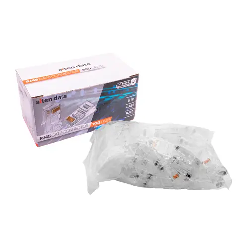 AI80.06.106 conector RJ-45 Transparente - Imagen 3