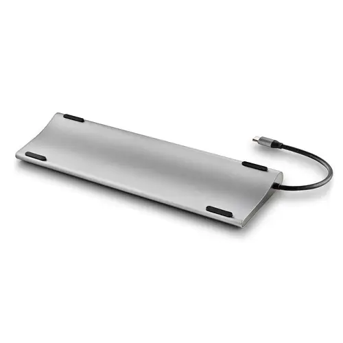 WONDER DOCK 12 Alámbrico USB 3.2 Gen 1 (3.1 Gen 1) Type-C Plata - Imagen 3