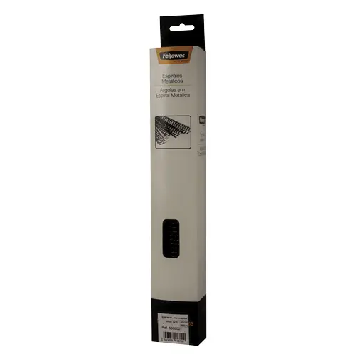 Espirales metalicas negras 36 mm Pack 25 Uds - Imagen 1