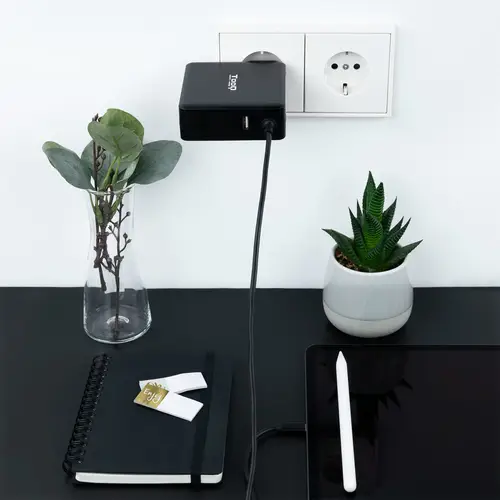 TQLC-USBC90PD adaptador e inversor de corriente Auto 90 W Negro - Imagen 5
