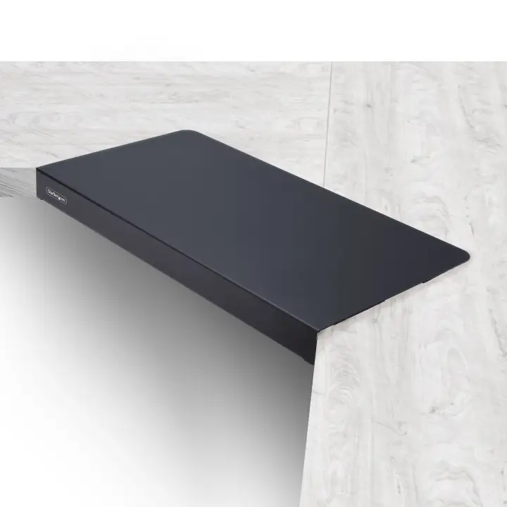 Superficie Manga de Acero para la Esquina de una Mesa o Escritorio de Esquina - 12,7-38,1mm de Grosor - Bandeja Extensora de Esquina de Escritorio o Mesa en L para Teclado - Imagen 9
