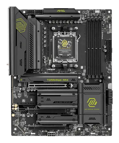 MAG B850 TOMAHAWK MAX WIFI placa base AMD B850 Zócalo AM5 ATX - Imagen 2