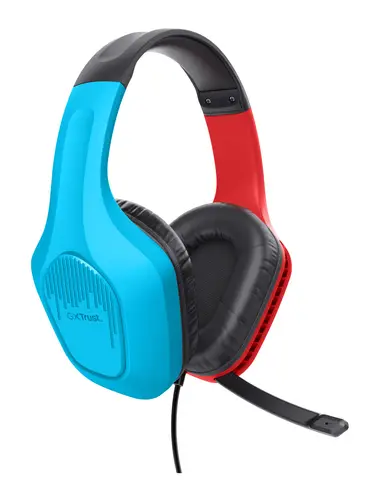 GXT 416S Zirox Auriculares Alámbrico Diadema Juego Negro, Cian, Rojo - Imagen 2