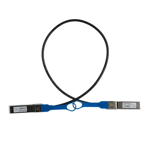 Cable de 0,65m Twinax Direct-Attach SFP+ a SFP+ Compatible con HPE JD095C - de Cobre SFP+ 10GbE - DAC Transceptor/Mini GBIC Pasivo de Bajo Poder 10Gbps Firepower A5500 5800 - Imagen 2