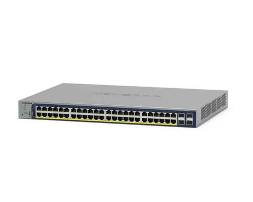 GS728TP Gestionado L2/L3/L4 Gigabit Ethernet (10/100/1000) Energía sobre Ethernet (PoE) Gris - Imagen 1