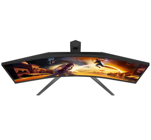 G4 CU34G4Z pantalla para PC 86,4 cm (34") 3440 x 1440 Pixeles Wide Quad HD LED Negro, Rojo - Imagen 4