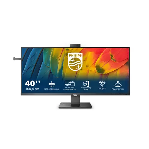5000 series 40B1U5601H/00 pantalla para PC 101,6 cm (40") 3440 x 1440 Pixeles Wide Quad HD LCD Negro - Imagen 1