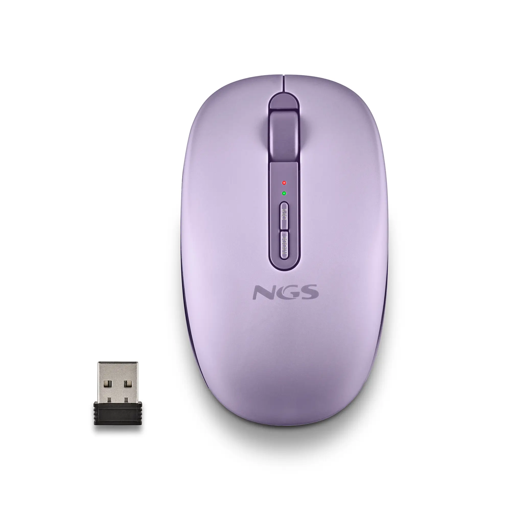 FOG DUAL PURPLE ratón Universal Ambidextro RF Wireless + Bluetoo..