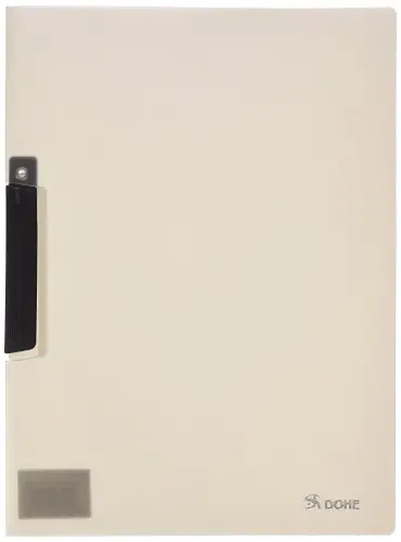 DOSSIER CLIP DOHE PP A4 p.PTCO.30h GRIS - Pack de 8 unidades