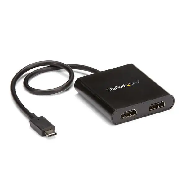 Adaptador USB a HDMI Doble - Hub MST USB Tipo C - Divisor Multipl..