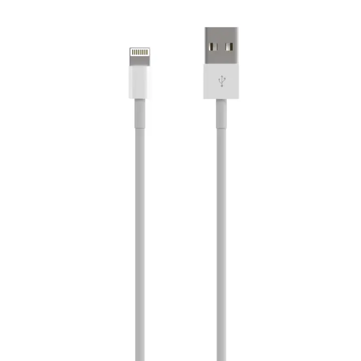 Cable Lightning A USB 2.0, Lightning/M-USB A/M, Blanco, 0.5 m