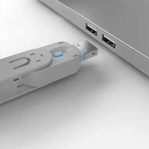 40622 bloqueador de puerto Llave de bloqueador de puerto USB tipo A Azul Acrilonitrilo butadieno estireno (ABS) 1 pieza(s) - Imagen 3