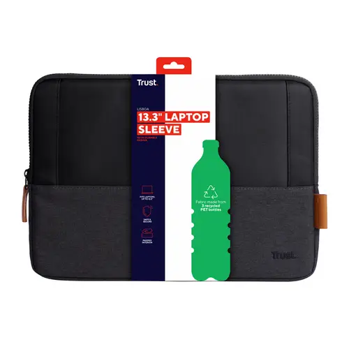 Lisboa 33,8 cm (13.3") Funda Negro, Gris - Imagen 7
