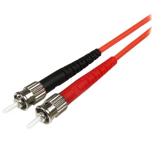 Cable Adaptador de Red de 5m Multimodo Dúplex Fibra Óptica LC-ST 50/125 - Patch Duplex - Imagen 3