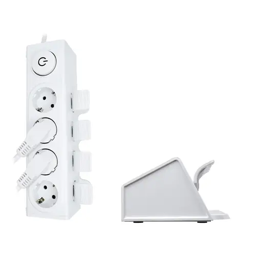 WY13160 base múltiple 1,5 m 4 salidas AC Interior Blanco - Imagen 3