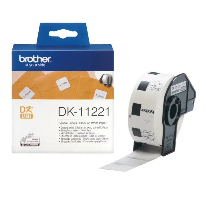 DK-11221 cinta para impresora de etiquetas Negro sobre blanco