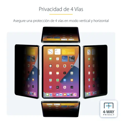 Filtro de Privacidad Táctil de 4 Vías para Orientación Horizontal/Vertical +/-30&deg  Anti Luz Azul (51%) Antirreflejo para iPad Pro de 11 Pulgadas - Imagen 10