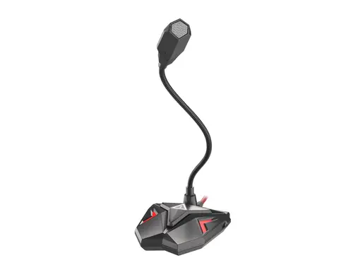 Radium 100 Negro, Rojo Micrófono para PC - Imagen 1