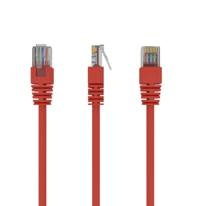 Patch Cord Cat.5e UTP 0.25m cable de red Rojo 0,25 m Cat5e U/UTP (UTP)