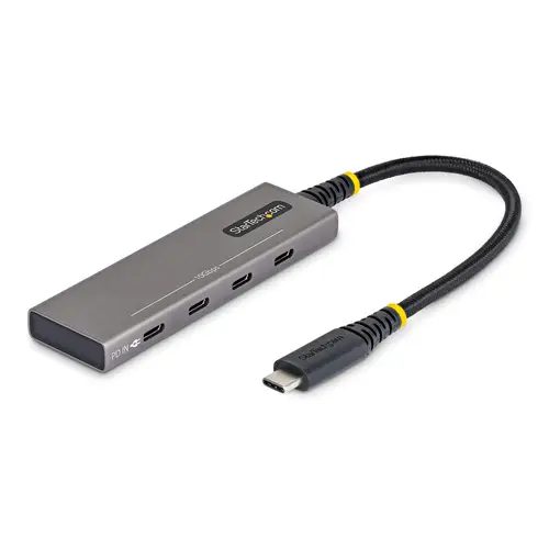 Hub USB-C de 4 Puertos - Ladrón Tipo C de 4 Puertos - PD de Carga de 100W - 10Gbps - 4x Puertos Tipo C - Aluminio Reciclado- Protección Contra Sobrecorriente - Para MacBook / Dell / iPad - Imagen 1