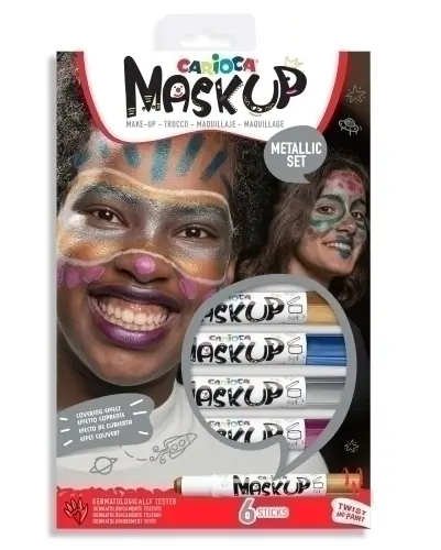 MAQUILL.CARIOCA BARRA METALLIC SET DE 6