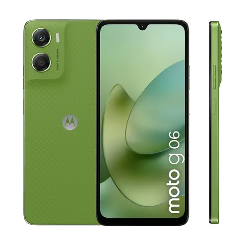 moto g06 17,5 cm (6.88") SIM doble Android 15 4G USB Tipo C 8 GB 256 GB 5200 mAh Verde - Imagen 1