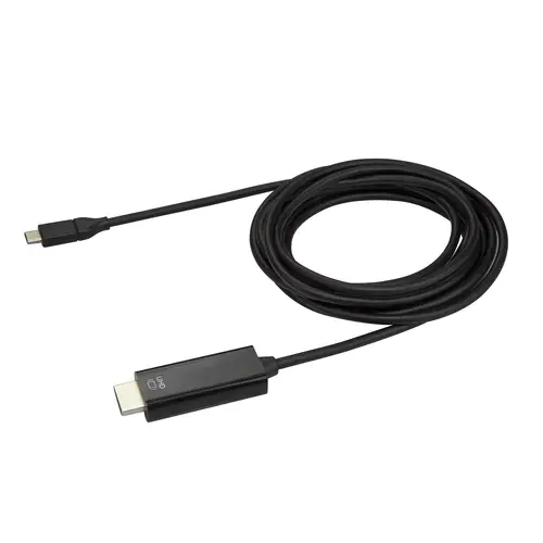 Cable de 3m USB C a HDMI - Cable Adaptador de Vídeo USB Tipo C a HDMI 2.0 4K de 60Hz - Compatible con Thunderbolt 3 - Portátil a Monitor HDMI - Modo Alt DP 1.2 HBR2 - Negro - Imagen 2
