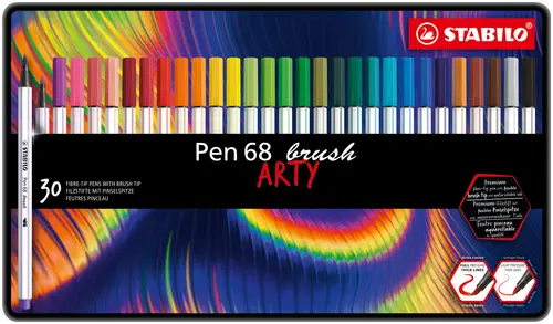 Pen 68 brush ARTY rotulador Multicolor 30 pieza(s) - Imagen 1