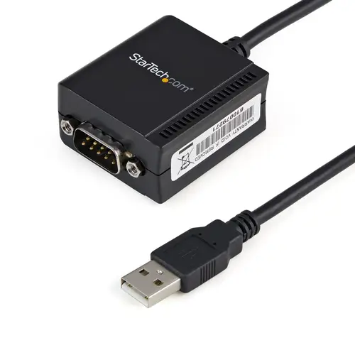 Cable 1,8m USB a Puerto Serie Serial RS232 DB9 con Retención del Puerto de Asignación COM - Imagen 1