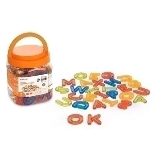 JUEGO ED.MINILAND TRANS.LETRAS MAYUSCULA