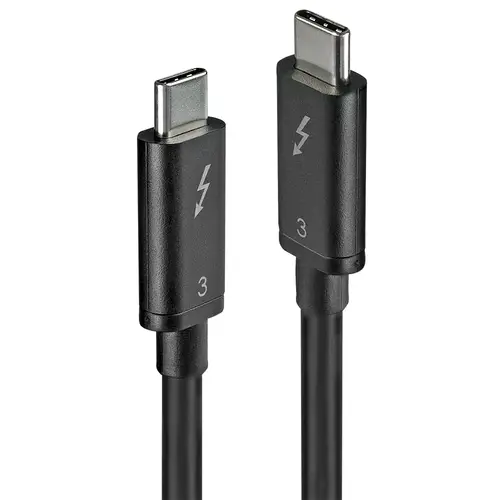 41555 cable USB USB 3.2 Gen 1 (3.1 Gen 1) 0,5 m USB C Negro - Imagen 1