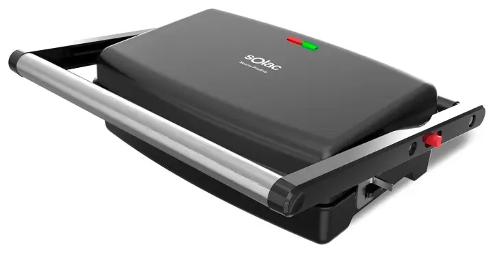 S96804200 sandwichera 1500 W Negro, Acero inoxidable