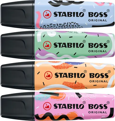 BOSS ORIGINAL marcador 4 pieza(s) Punta de cincel Azul, Fucsia, Menta, Naranja - Imagen 3