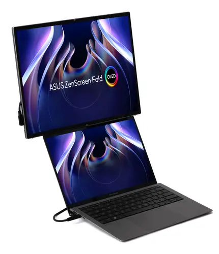 ZenScreen Fold OLED MQ17QH pantalla para PC 43,9 cm (17.3") 2560 x 1920 Pixeles Quad HD Plata - Imagen 7
