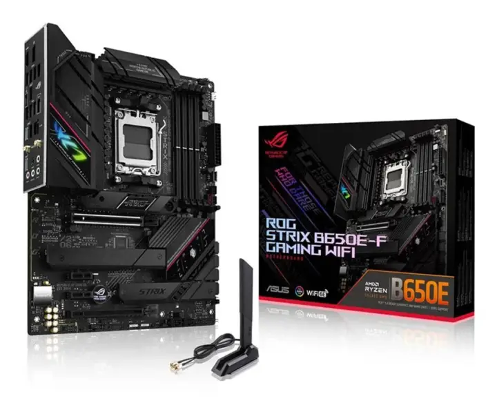 ROG STRIX B650E-F GAMING WIFI AMD B650 Zócalo AM5 ATX
