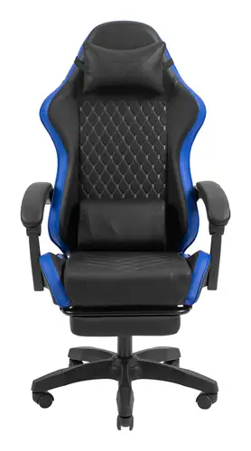 MGC-X Silla para videojuegos de PC Asiento acolchado Negro, Azul - Imagen 2