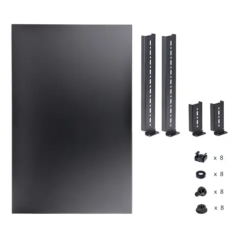 Estante Ajustable 1U para Rack de Servidores - 150kg - Bandeja Universal de 19 Pulgadas Ajustable de 49,5 a 96,5cm - para Equipos de Red - 27,5" (69,8cm) de Profundidad para Rack de 19" - Imagen 8