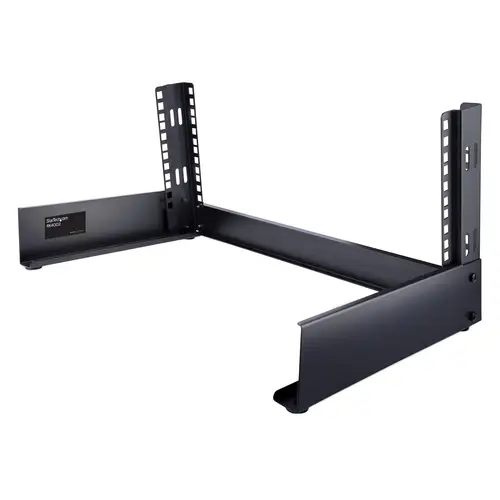 Rack 4U de 19" de Marco Abierto para Sobremesa con 2 Columnas - Rack para Equipos de Ordenador, AV o de Datos con Capacidad de Carga de 42kg - con Tuercas/Tornillos Enjaulados - Imagen 2