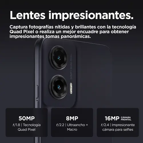 moto g35 5G 17,1 cm (6.72") SIM doble Android 14 USB Tipo C 4 GB 128 GB 5000 mAh Negro - Imagen 6