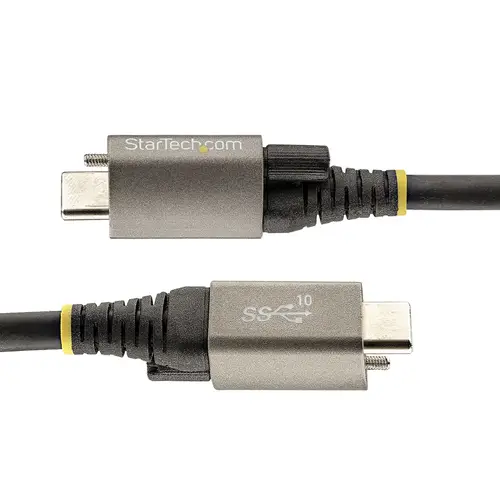 Cable de 1m USB-C con Tornillo Superior de Fijación -10Gbps - Cable Tipo C USB 3.2 Gen 2 - con Carga por Entrega de Alimentación PD de 100W (5A), Modo Alt de DP - Imagen 7